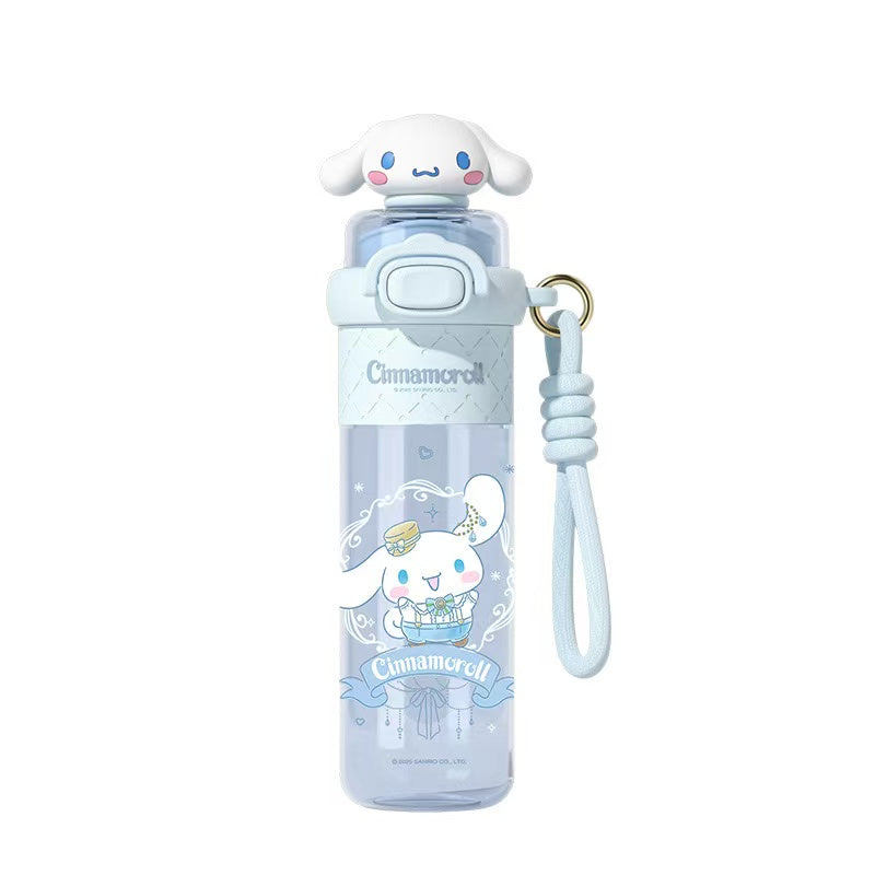 Sanrio Plastic Water Bottle 550ml Cinnamoroll