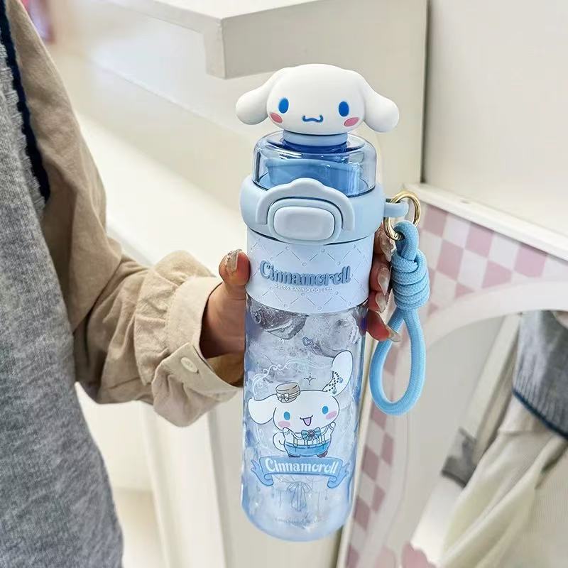 Sanrio Plastic Water Bottle 550ml Cinnamoroll