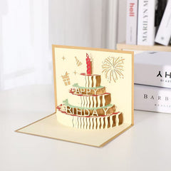 3D Birthday Card with Envelope 13x15.5cm #2
