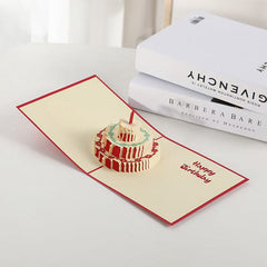 3D Birthday Card with Envelope 15x15cm #1