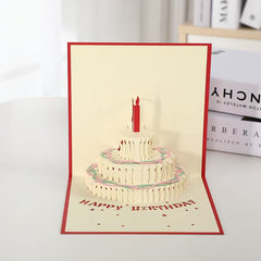 3D Birthday Card with Envelope 15x15cm #2