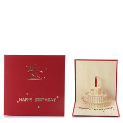 3D Birthday Card with Envelope 15x15cm #2