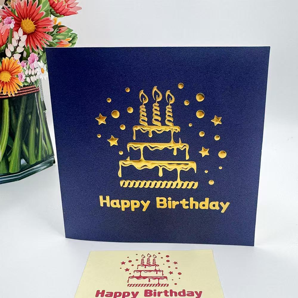 Light Musical 3D Birthday Card with Envelope