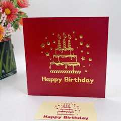 Light Musical 3D Birthday Card with Envelope