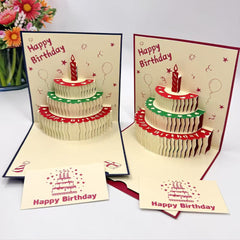 Light Musical 3D Birthday Card with Envelope