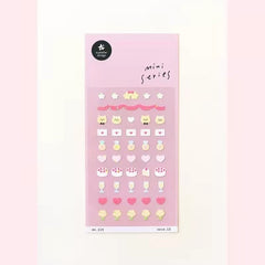Mini Bear and Cake Paper Sticker