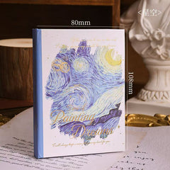 Painting Dreams A7 Pocket Journal Notebook 80 Sheets Starry Sky