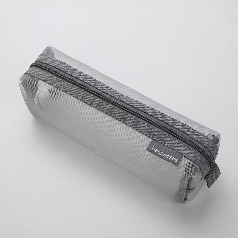 Square Mesh Pencil Case 6x6x20cm