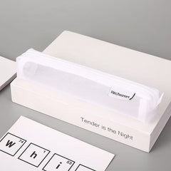 Square Mesh Pencil Case 4x3.5x20cm