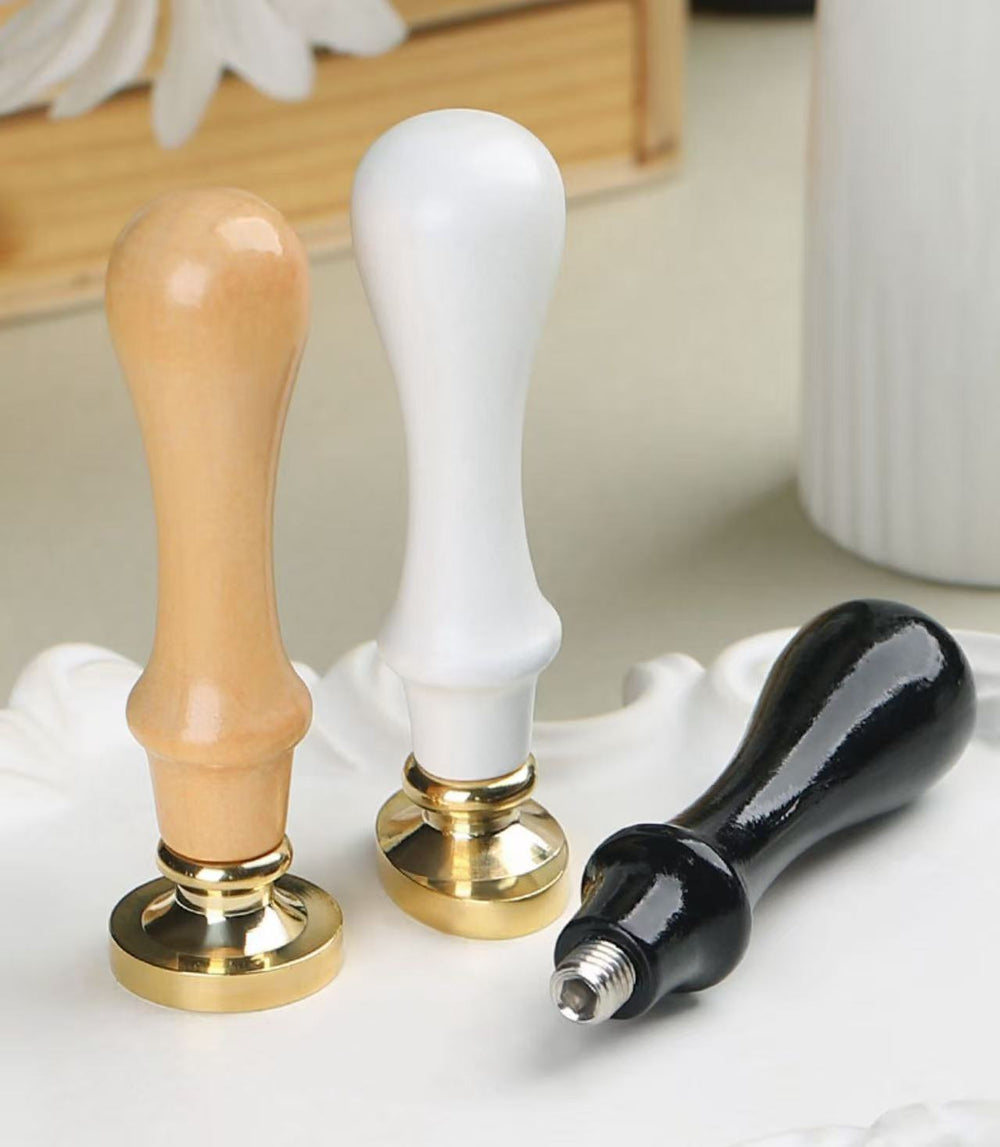 Stationery - Wood Sealing Wax Handle 8cm Black - Goodie Goodie