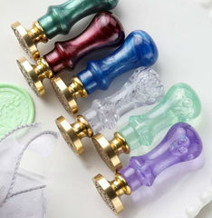 Plastic Sealing Wax Handle 5.5cm Bubble Clear