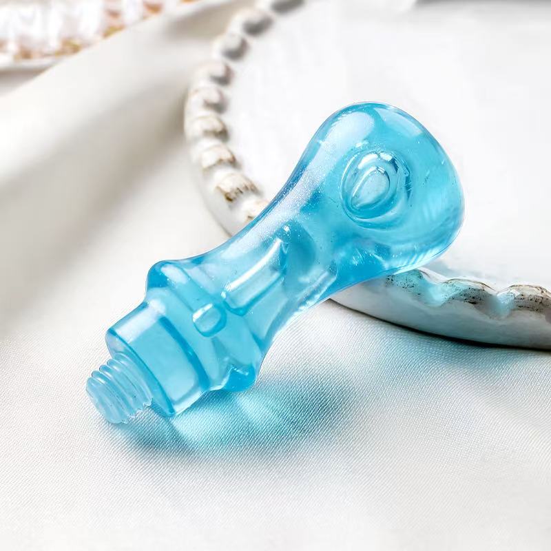 Plastic Sealing Wax Handle 5.5cm Bubble Light Blue