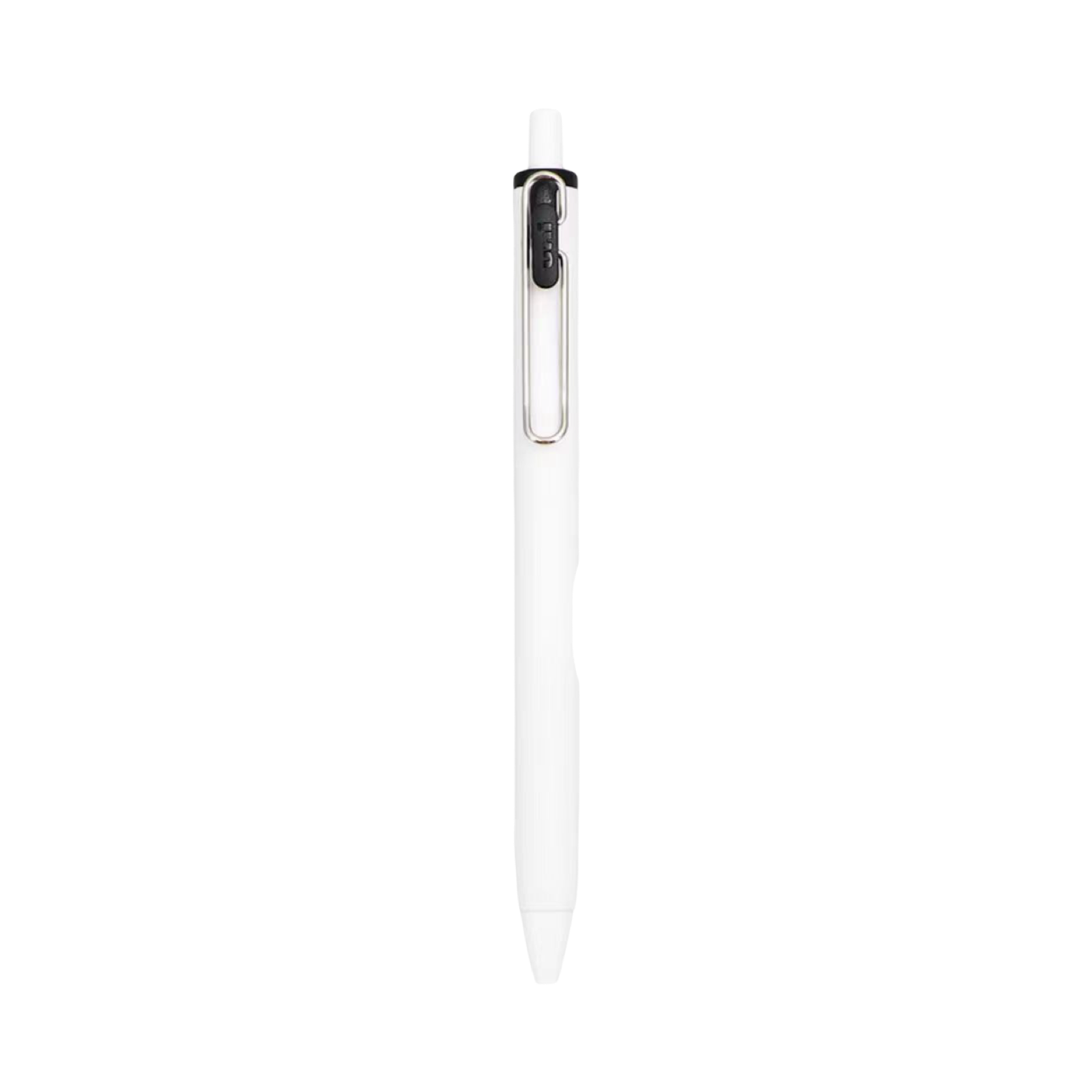 uni-ball one Limited Gel Pen 0.5mm – Black Ink，White Barrel
