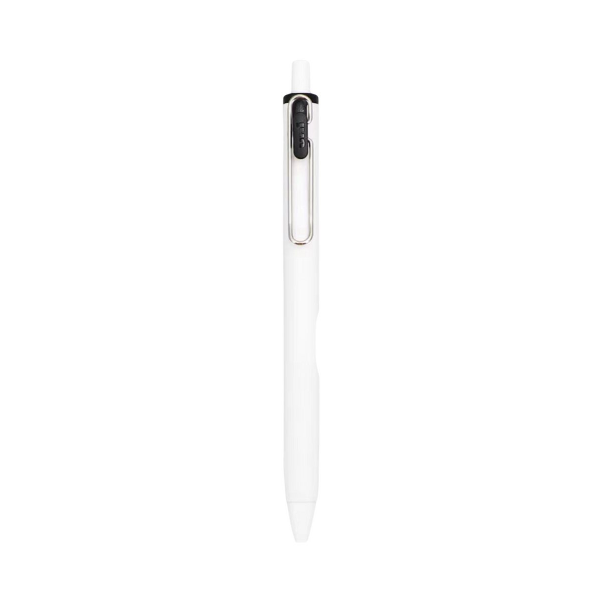 uni-ball one Limited Gel Pen 0.5mm – Black Ink，White Barrel