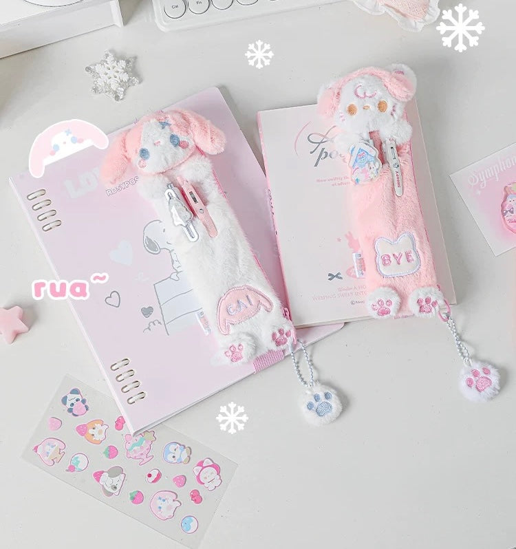 Rosyposy Small Pencil Case-Pink Bunny