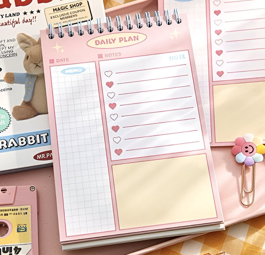 Mr. Paper Coil Notebook Daily Plan 127*188mm Retro Food