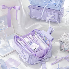 Rosyposy Super Soft Exclusive Prism Pencil Case-Purple