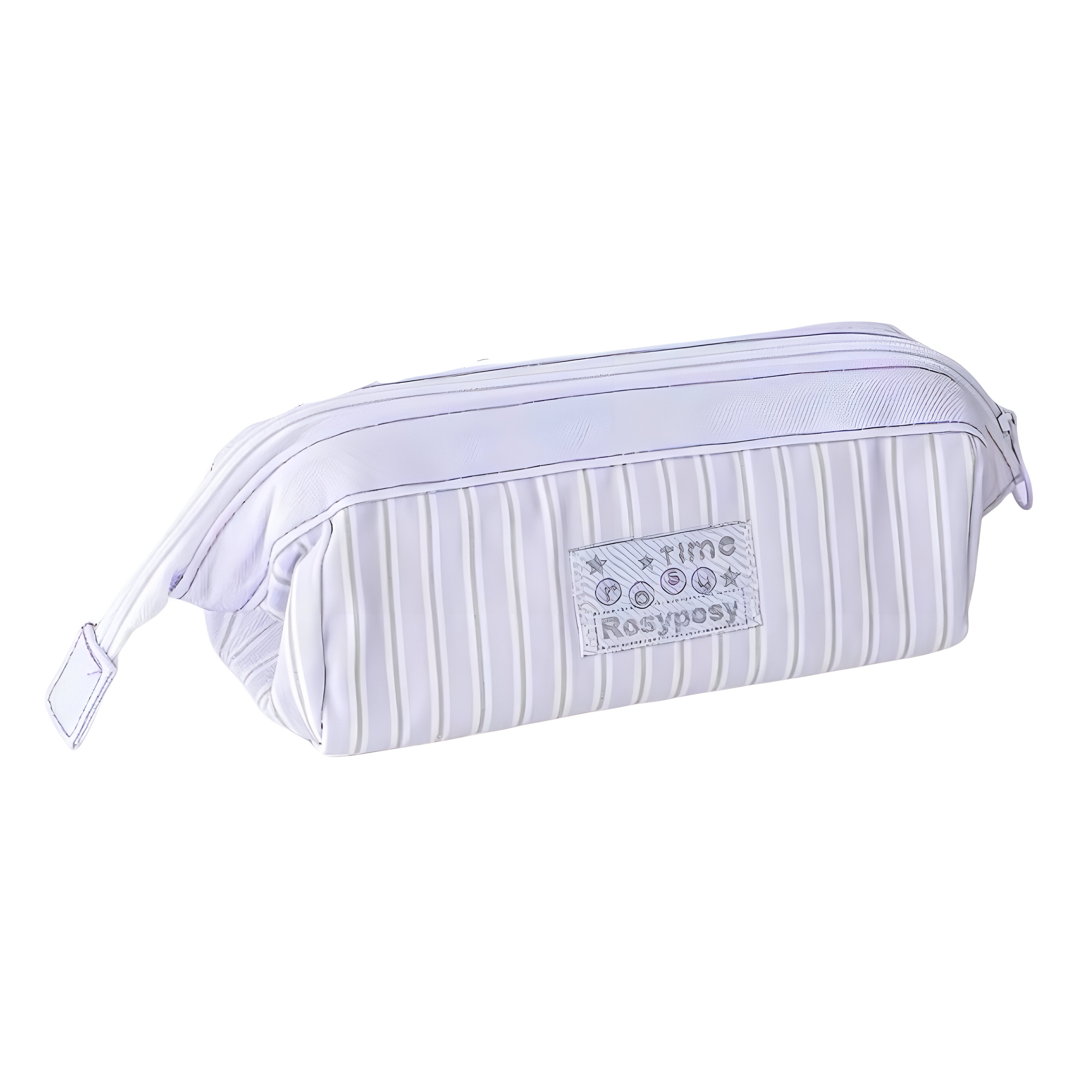 Rosyposy Wide-Opening Pencil Case-Purple