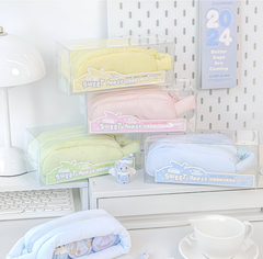 Rosyposy Pastel Cotton Candy Pencil Case-Yellow