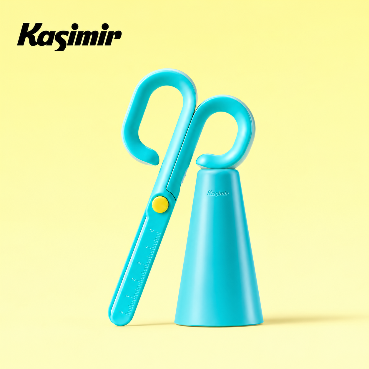 Kasimir Student Scissors with Stand-Blue