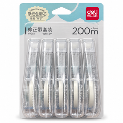 Deli Correction Tape 40m – 5 Pack