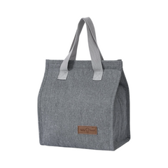 Insulated Lunch Box Bag 25x22x13cm - Gray