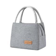 Insulated Lunch Box Bag 27x19x16cm - Gray