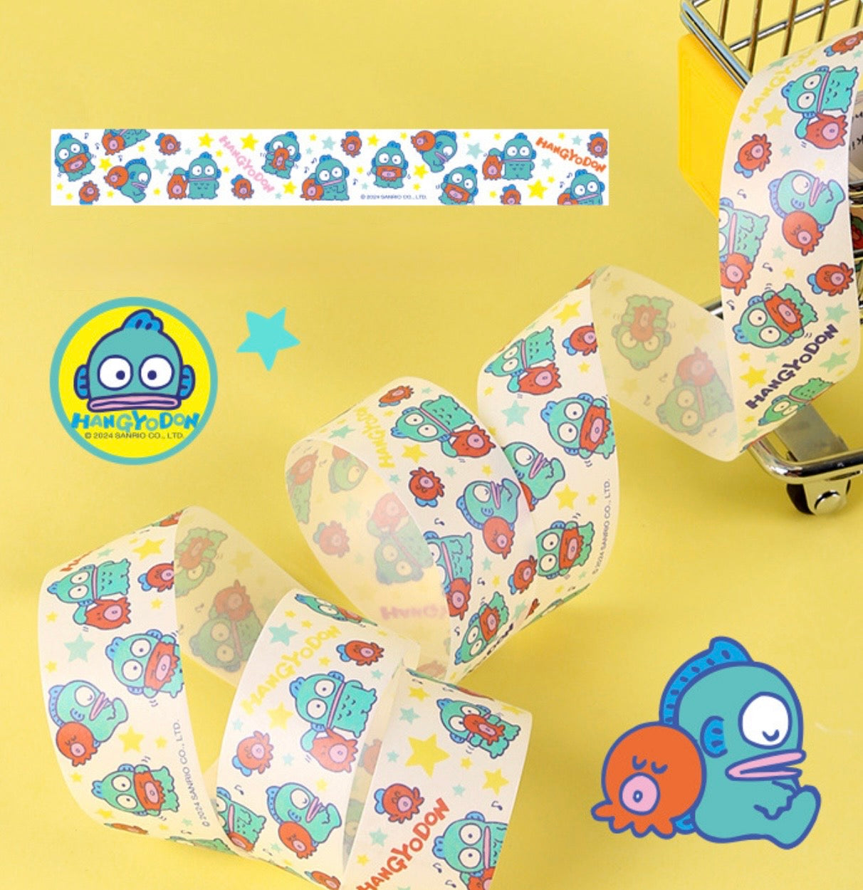 Sanrio Cute Planner & Stationery Box - Hangyodon