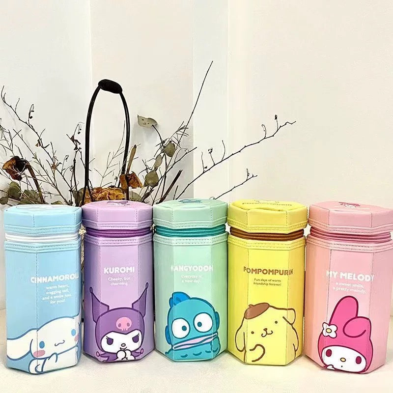 Stationery - Sanrio Hexagon Pencil Case - My Melody - Goodie Goodie