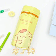 Sanrio Hexagon Pencil Case - Pompompurin