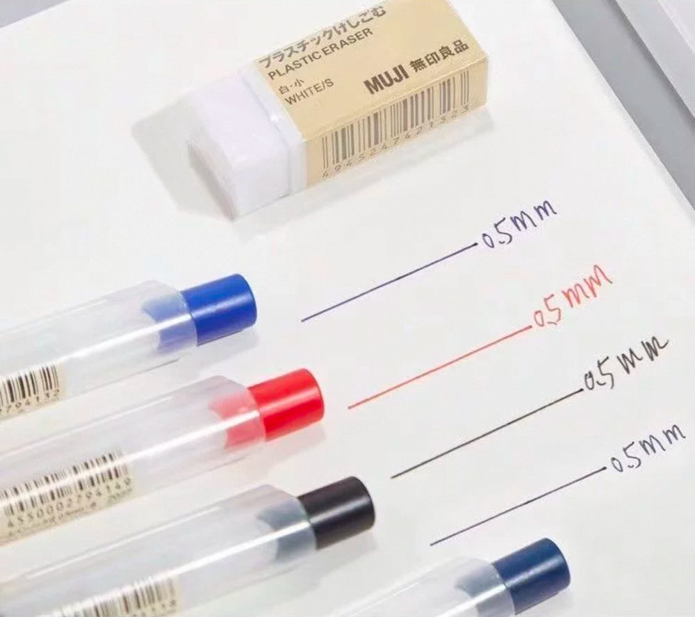 Stationery - MUJI Smooth Gel Pen 0.5mm Blue - Goodie Goodie