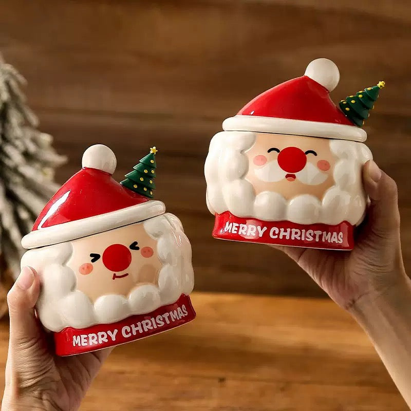 Santa Mug Set 430ml Assorted