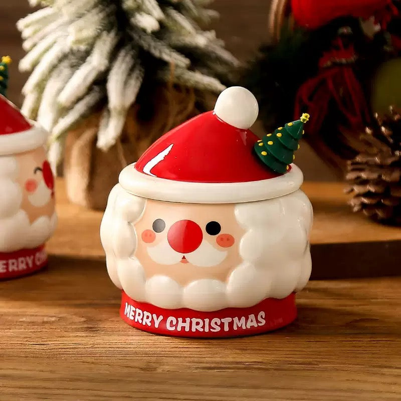 Santa Mug Set 430ml Assorted