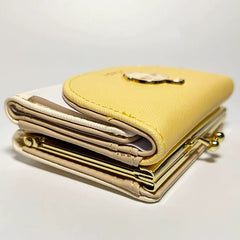  - Chiikawa Trifold Metal Clasp Wallet - Yellow - Goodie Goodie