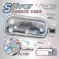 OOPSDAY School-ing Pencil Case - Silver Bluee