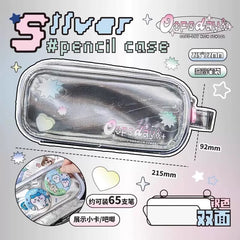 OOPSDAY School-ing Pencil Case - Silver Pinkyy