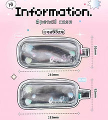 OOPSDAY School-ing Pencil Case - Silver Bluee