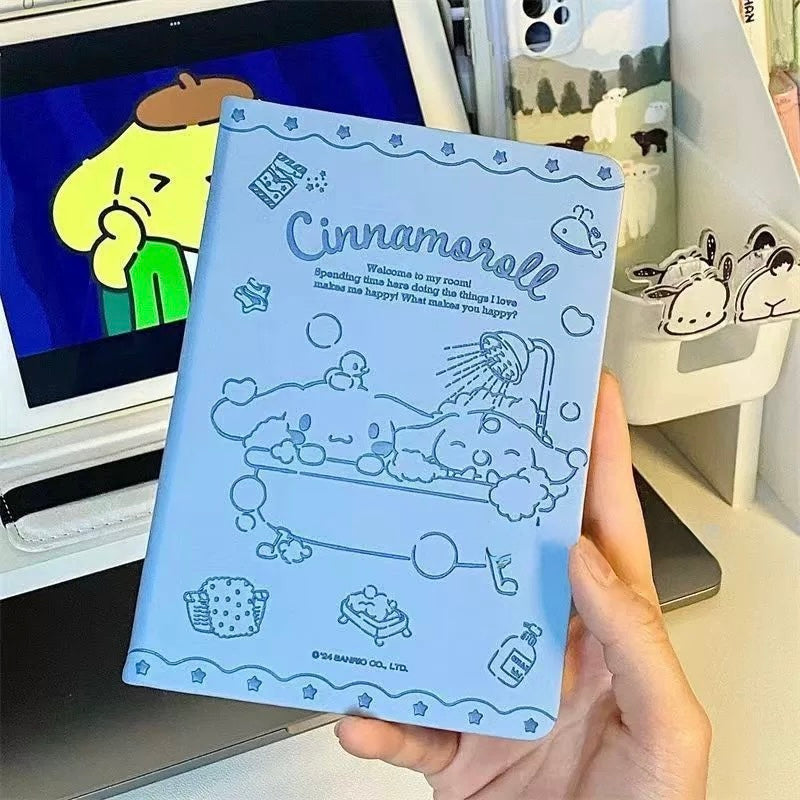 Sanrio PU Embossed B6 Notebook - Cinnamoroll