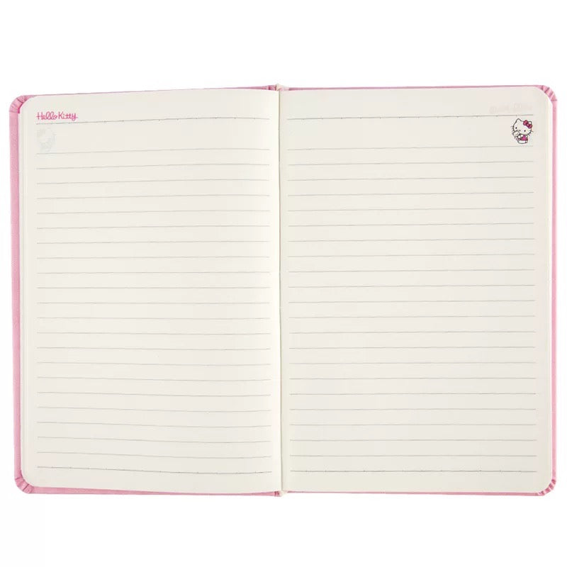 Hello Kitty PU Embossed Hard Cover A5 Notebook