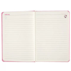 Hello Kitty PU Embossed Hard Cover A5 Notebook