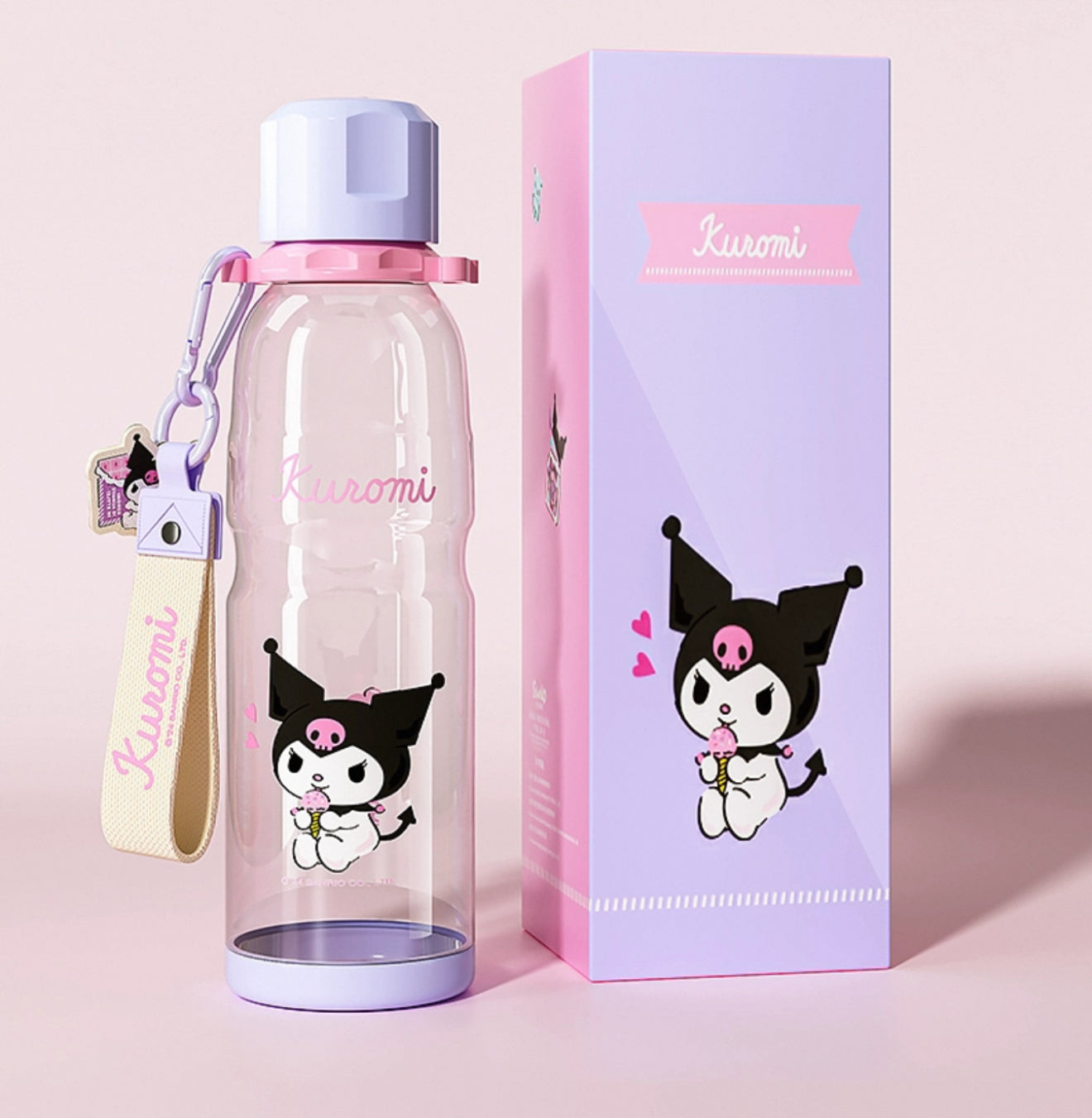 BEDDYBEAR Water Bottle 730ml - Kuromi