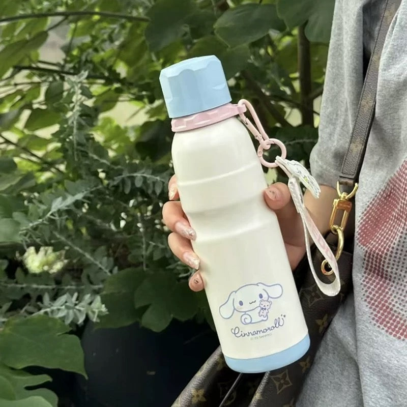 Bottles & Cups - BEDDYBEAR Stainless Steel Water Bottle 600ml - Cinnamoroll - Goodie Goodie
