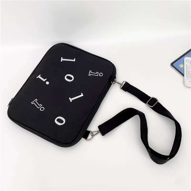 Bags & Storage - Crossbody Laptop Bag 14 inch Black - Goodie Goodie