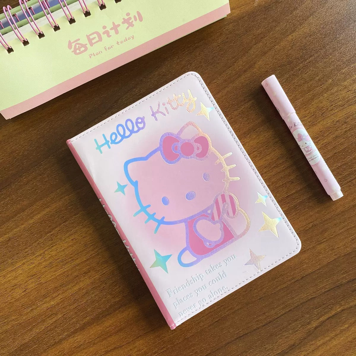 Hello Kitty Holographic Puff B6 Notebook