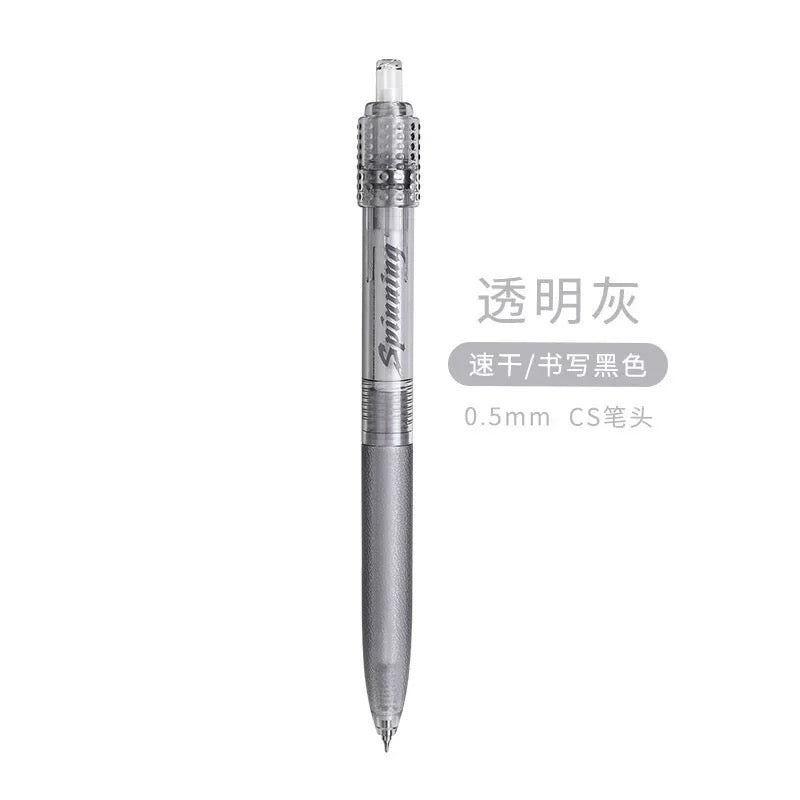 DOMI Spinning Gel Pen 0.5mm Black Ink Assorted