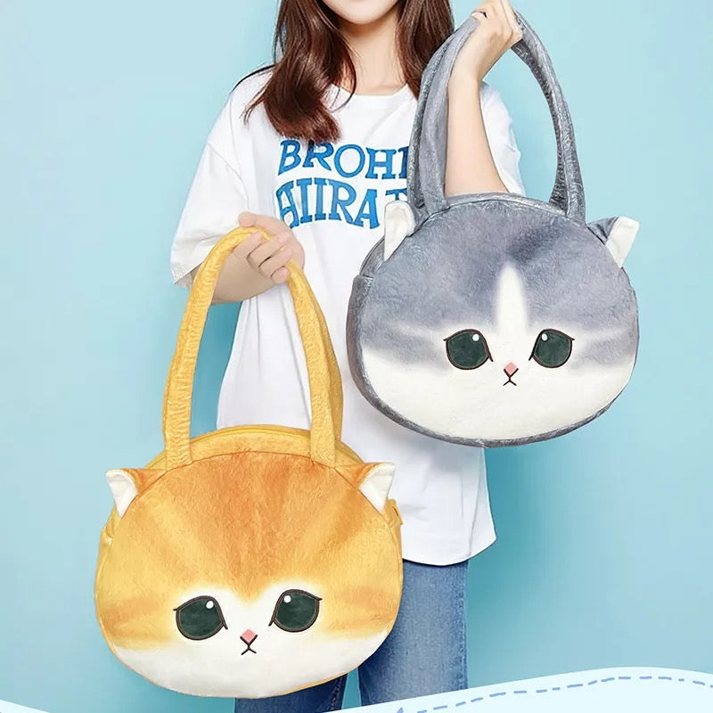 Bags & Storage - Mofusand Plush Tote Bag 35x30cm - Goodie Goodie