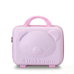Teddy Bear Suitcase 14inch Pink