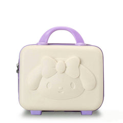 My Melody Suitcase 14inch Cream+Purple