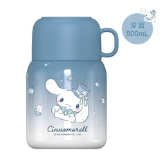 Insulated Lunch Box Stainless Steel 500ml Cinnamoroll-Navy