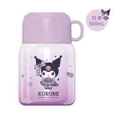 Insulated Lunch Box Stainless Steel 500ml Kuromi-Light Purple